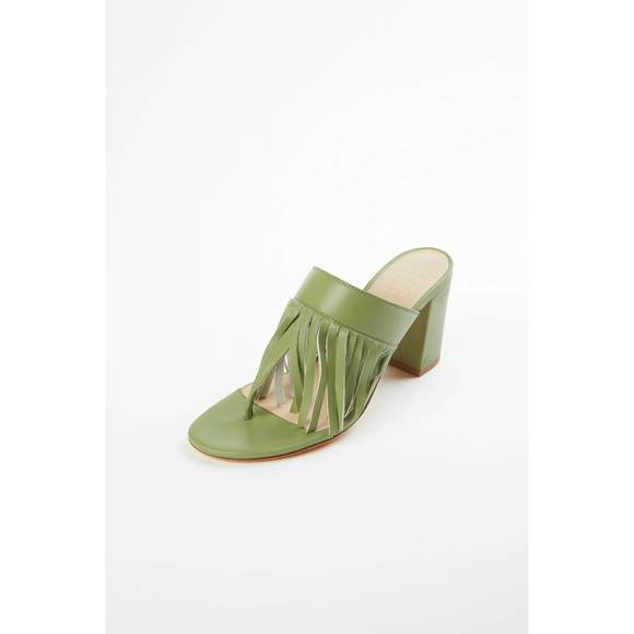 NEW MARYAM NASSIR ZADEH valencia sandal in tarragon Women